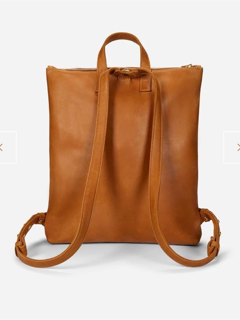 Miramar Full-Grain Leather Backpack – Handcrafted in Ethiopia - Picture 2 of 7